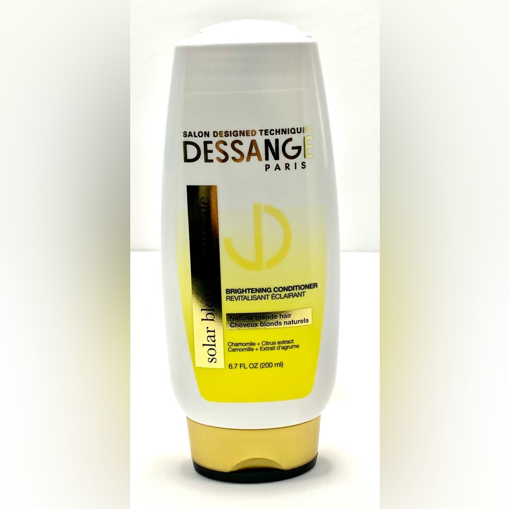 ✅ 2X 6.7 OZ/200 ML DESSANGE Paris Solar Blonde Naturale Brightening Conditioner - Picture 2 of 5